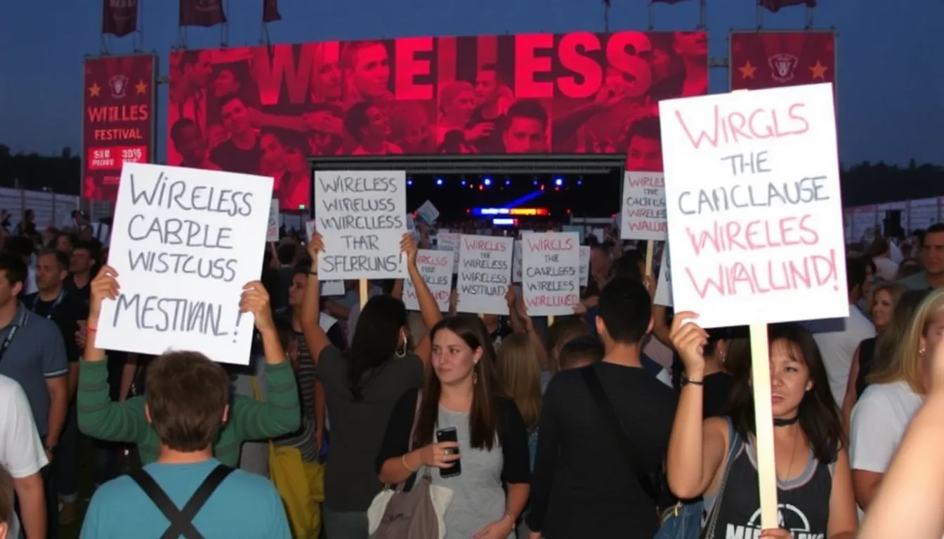 Fans expressing their disappointment and frustration on social media platforms following the news of the festival's cancellation