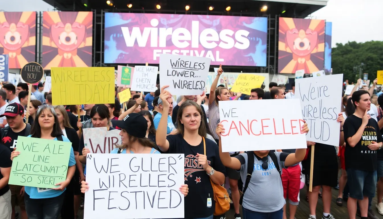 Artists and industry professionals discussing the financial impact of the festival's cancellation on their careers and the broader music landscape