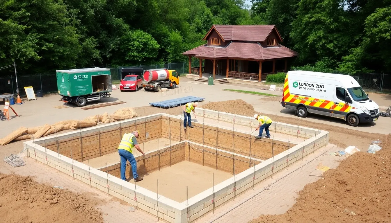 Veterinarians at work in a stateoftheart facility, demonstrating the hospital's commitment to providing specialized care for the diverse animals housed at the zoo