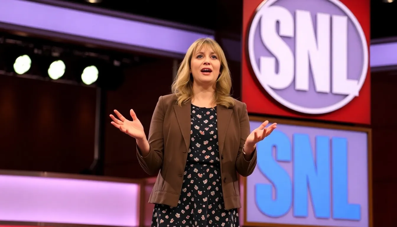 Aimee Lou Wood passionately defends her unique identity during her monologue on the first episode of SNL U.K., addressing the controversy surrounding her perceived relatability.
