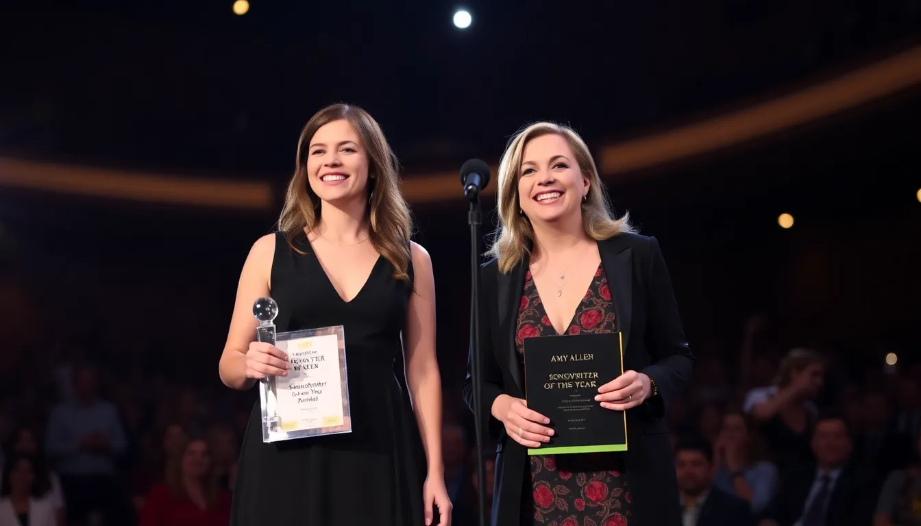 Amy Allen recognized as Songwriter of the Year, highlighting her significant contributions to the evolving landscape of pop music