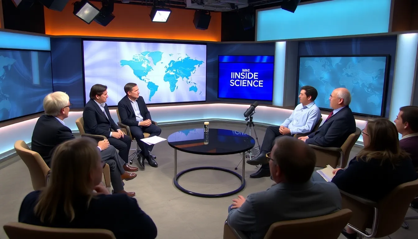 Viewers interacting with experts through social media, posing questions and contributing to vibrant online discussions about scientific advancements