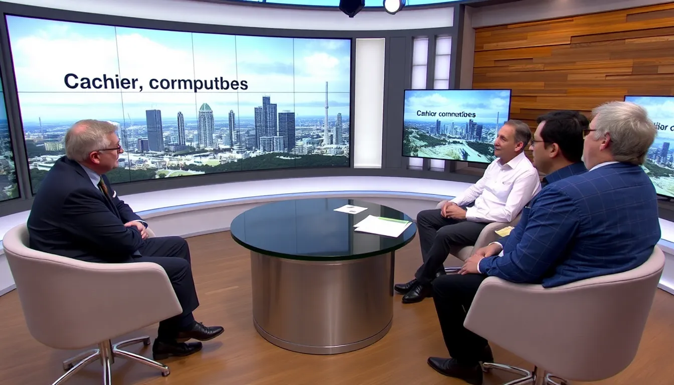 Prominent researchers sharing their groundbreaking findings in an interview setting, emphasizing the importance of credible sources in science communication