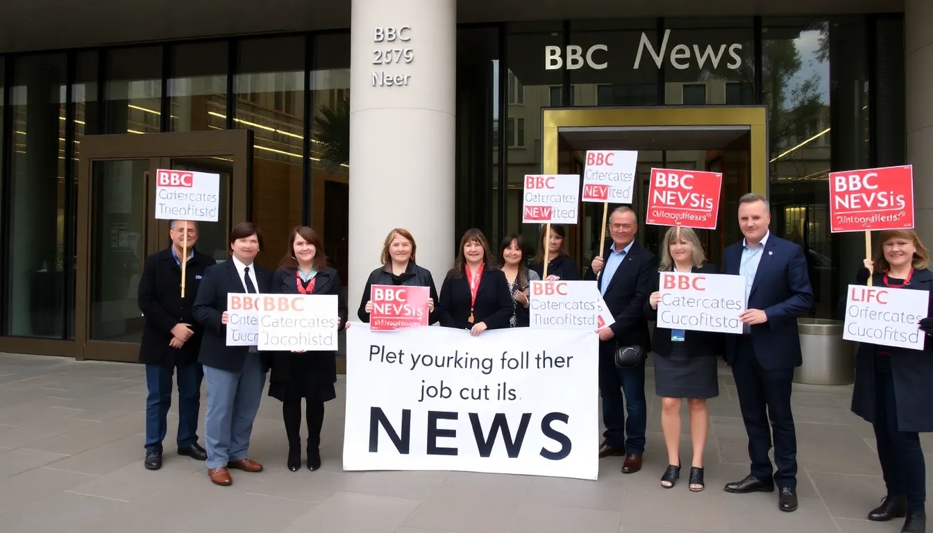 A public forum where community members express their worries about the future of local news and the implications of reduced BBC staffing