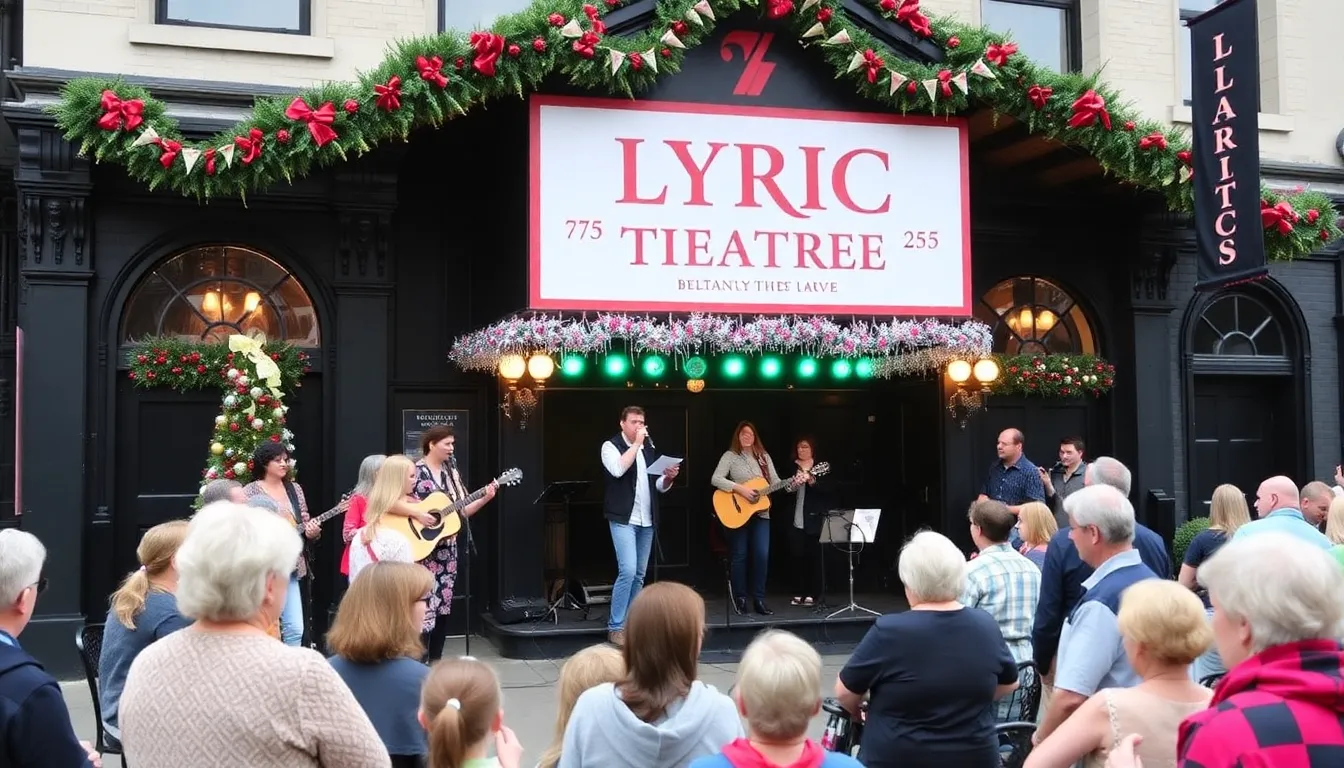 The newly renovated interior of the Lyric Theatre, featuring modern facilities that enhance the audience experience and support local talent