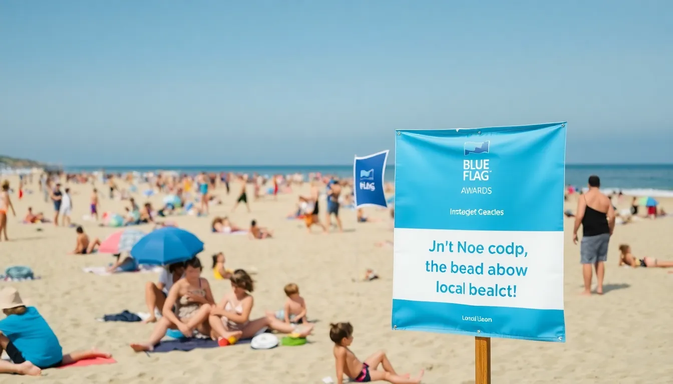 Local authorities discussing plans to enhance beach facilities and improve water quality, emphasizing community involvement in environmental efforts