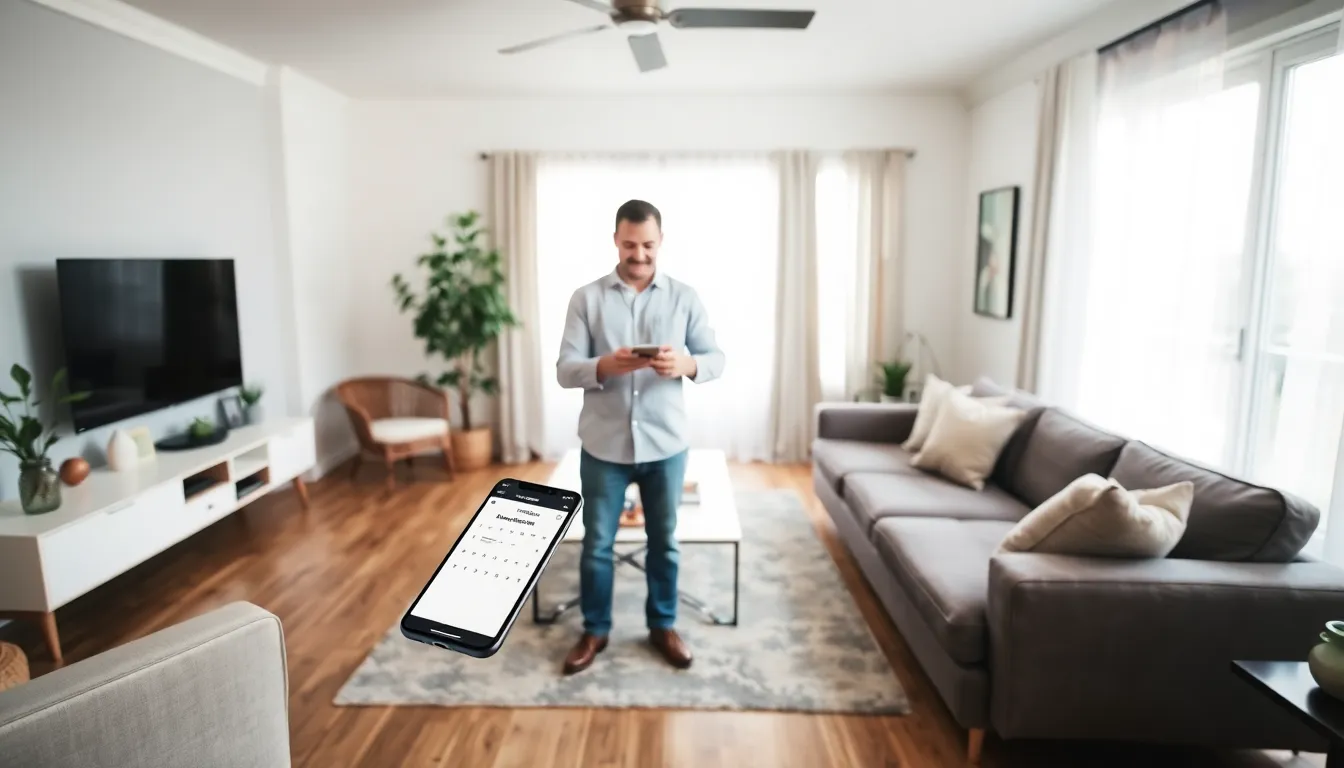A group of service providers discussing strategies to adapt to the changing landscape of home maintenance automation, highlighting the industry's evolving dynamics