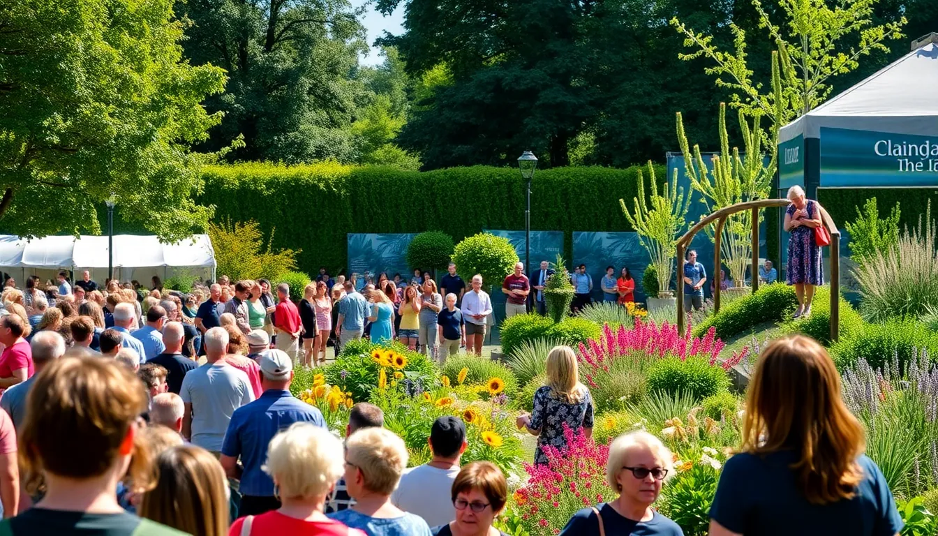 Ed Sheeran introduces a playful garden featuring interactive musical installations, inviting visitors to engage with nature in an entertaining way