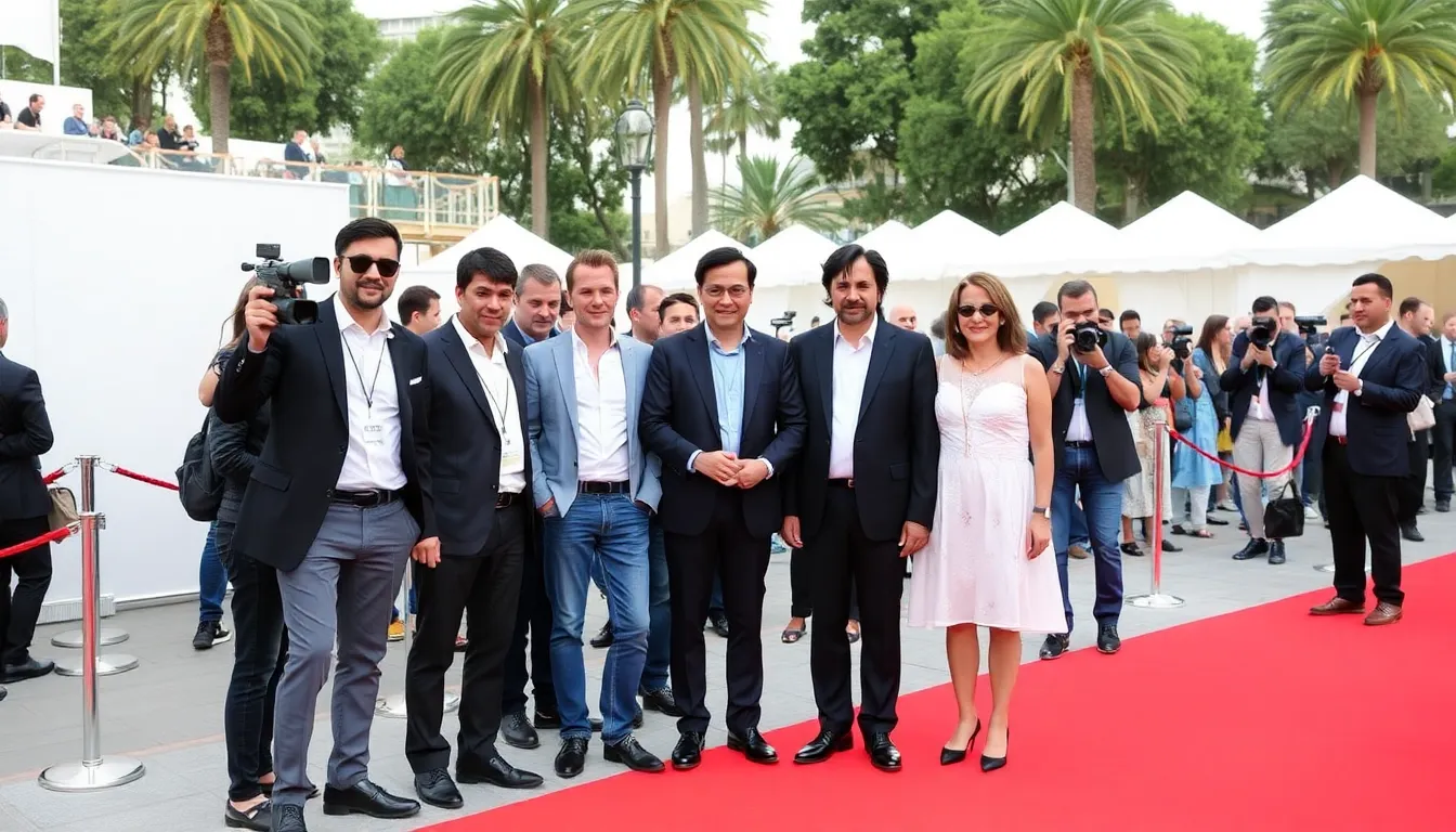 A gathering of key stakeholders in Chile's film industry, discussing the future of cinema in a rapidly evolving landscape