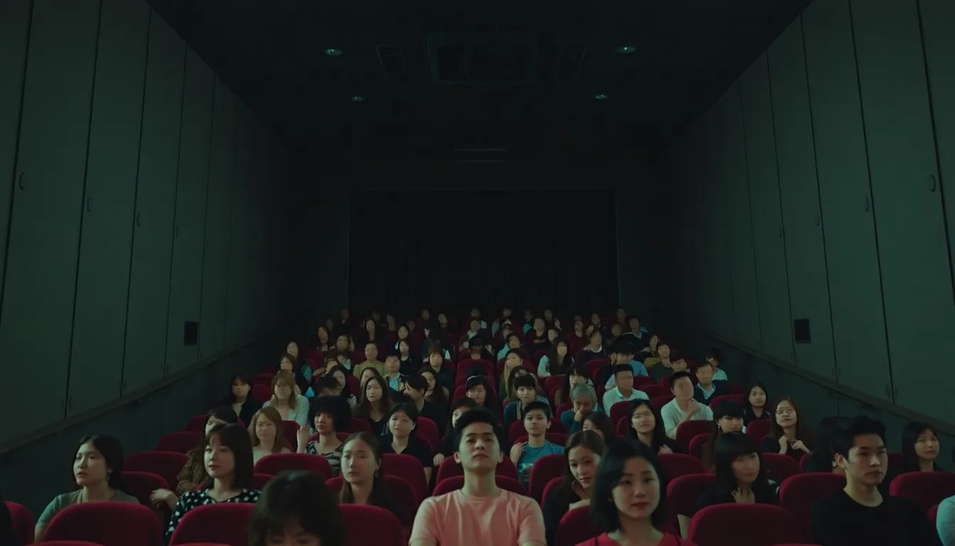 A crowded cinema hall shows eager audiences seated and waiting for the screening of the romantic drama 'Dear You,' which has recently topped the box office in China.