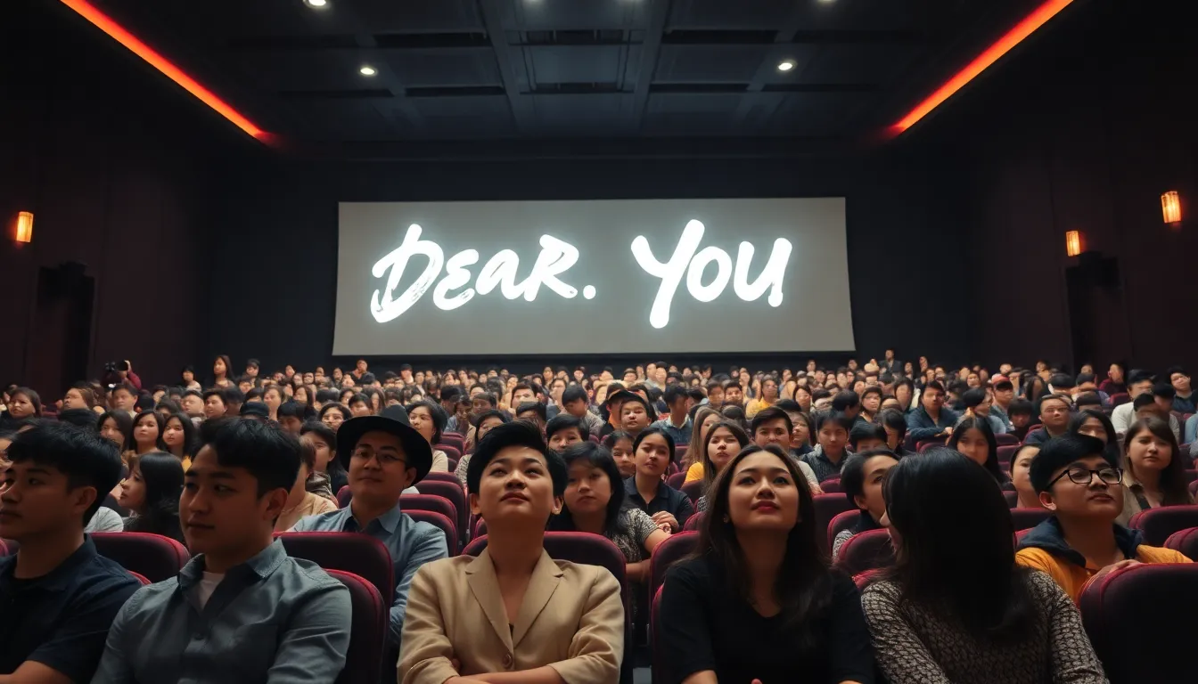 A promotional poster for 'Dear You' showcasing its romantic themes and cultural significance, reflecting the growing interest in local narratives among Chinese viewers
