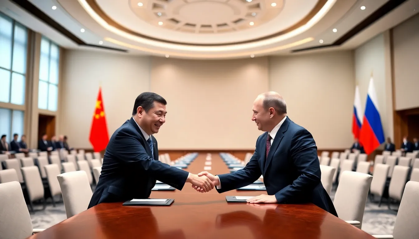 Historical documents detailing the Treaty of Nerchinsk, symbolizing the beginning of formal interactions and territorial negotiations between China and Russia in the 17th century