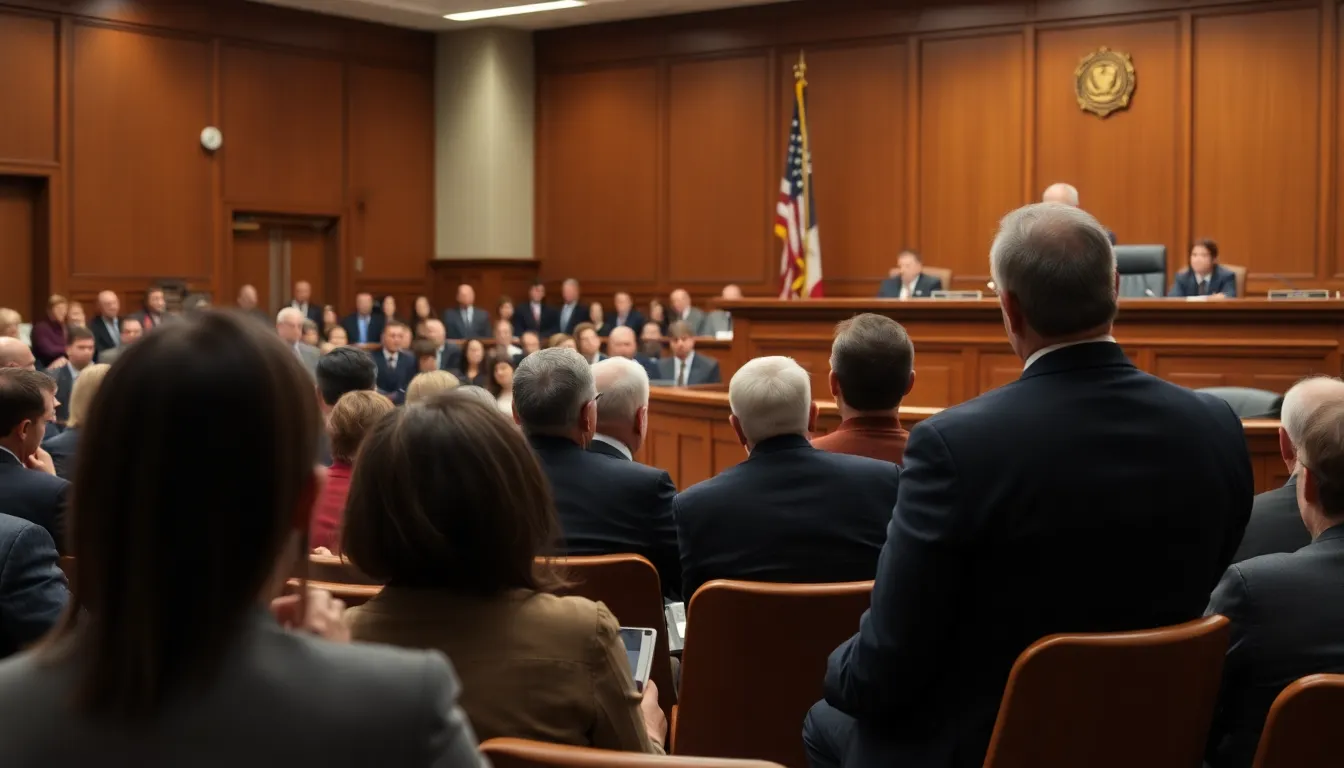 A group of workers engaging in a discussion about job security and the impact of AI on their roles, emphasizing concerns over automation in the workforce
