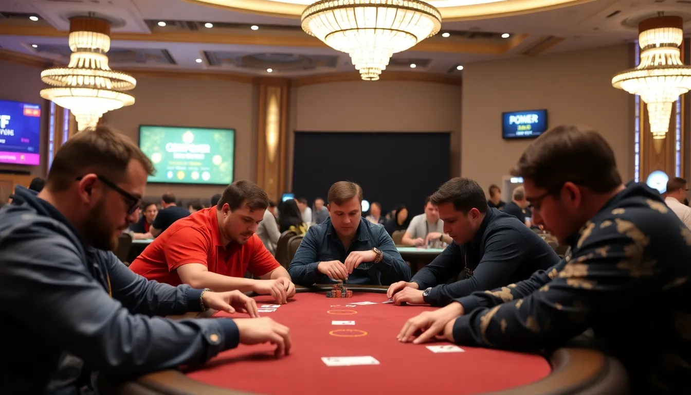 A diverse array of players entering the tournament, each using various cryptocurrencies, highlighting the inclusivity and accessibility of CoinPoker's World Poker Masters event