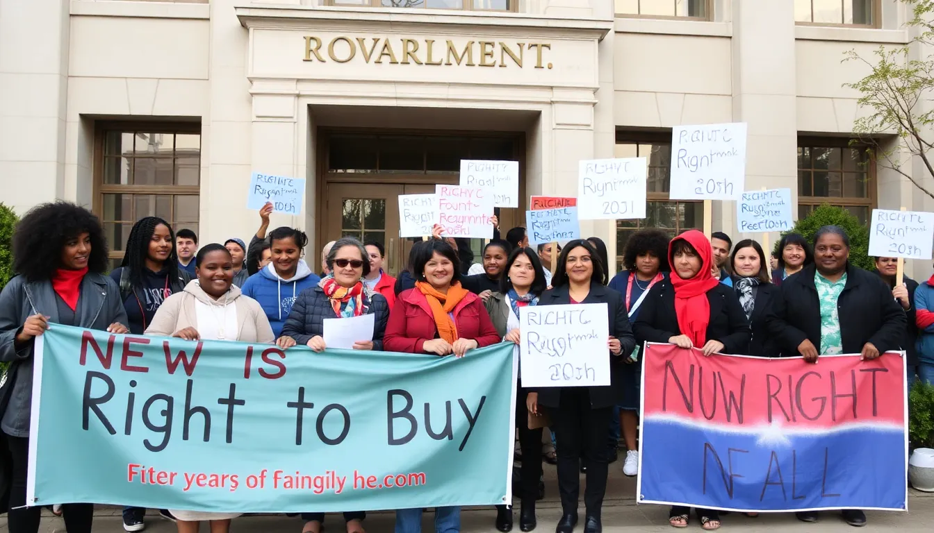 A family celebrating their new home purchase, representing the empowerment and stability that comes with increased homeownership in their neighborhood