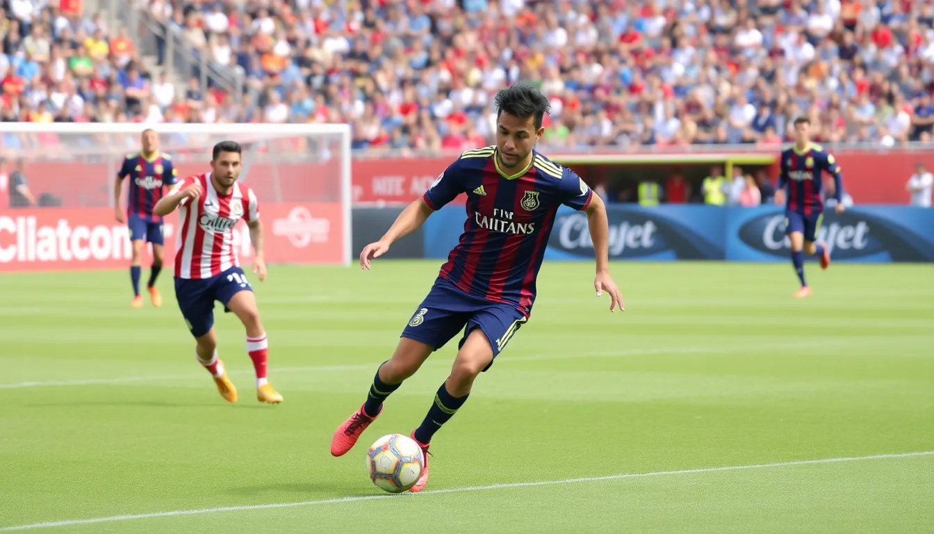 Juan Mata skillfully dribbles the ball past defenders during a thrilling ALeague match, showcasing his exceptional talent and leadership on the field.