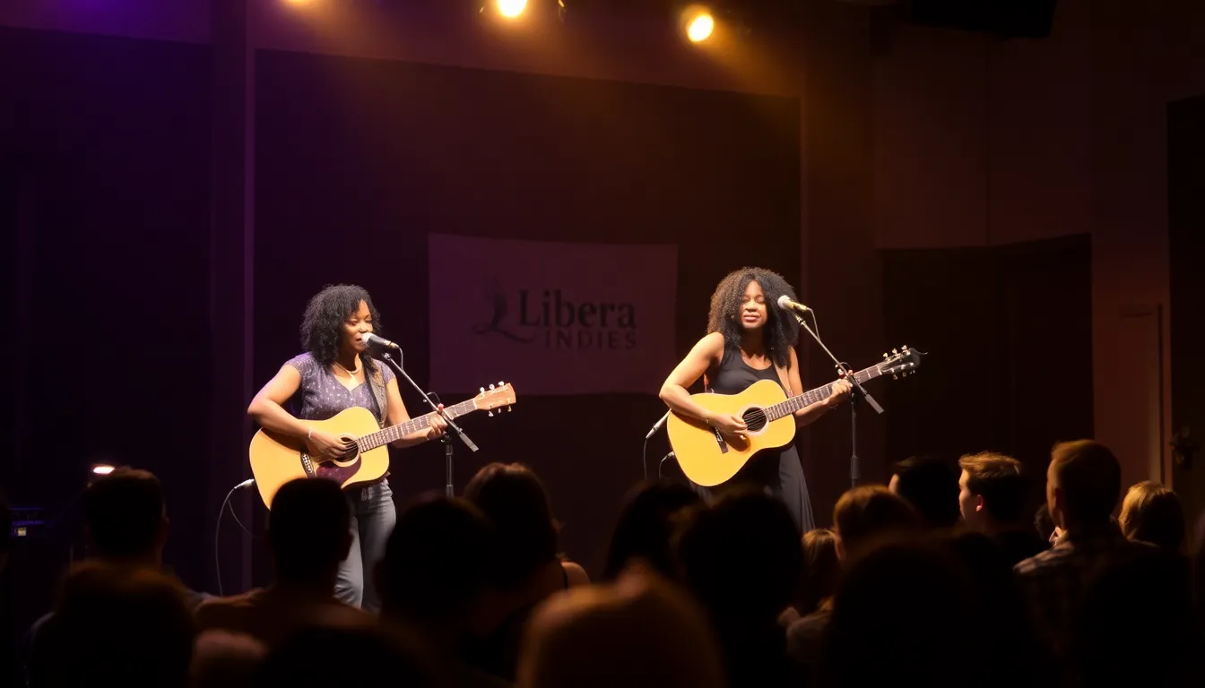 Attendees engage in discussions about artist representation and financial sustainability, highlighting key issues in the music industry at the Libera Indie Awards
