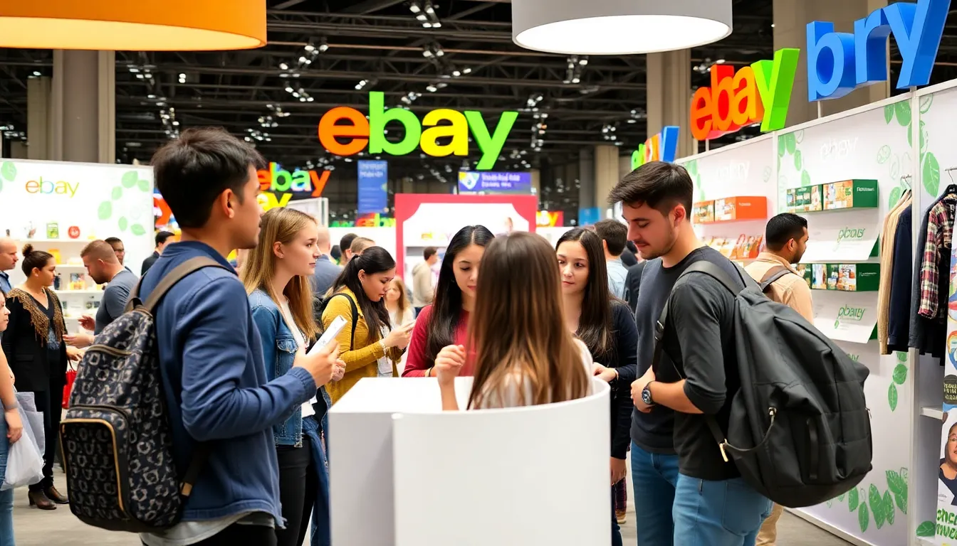 An eBay seller showcasing a variety of secondhand goods, emphasizing the platform's commitment to sustainability and the circular economy