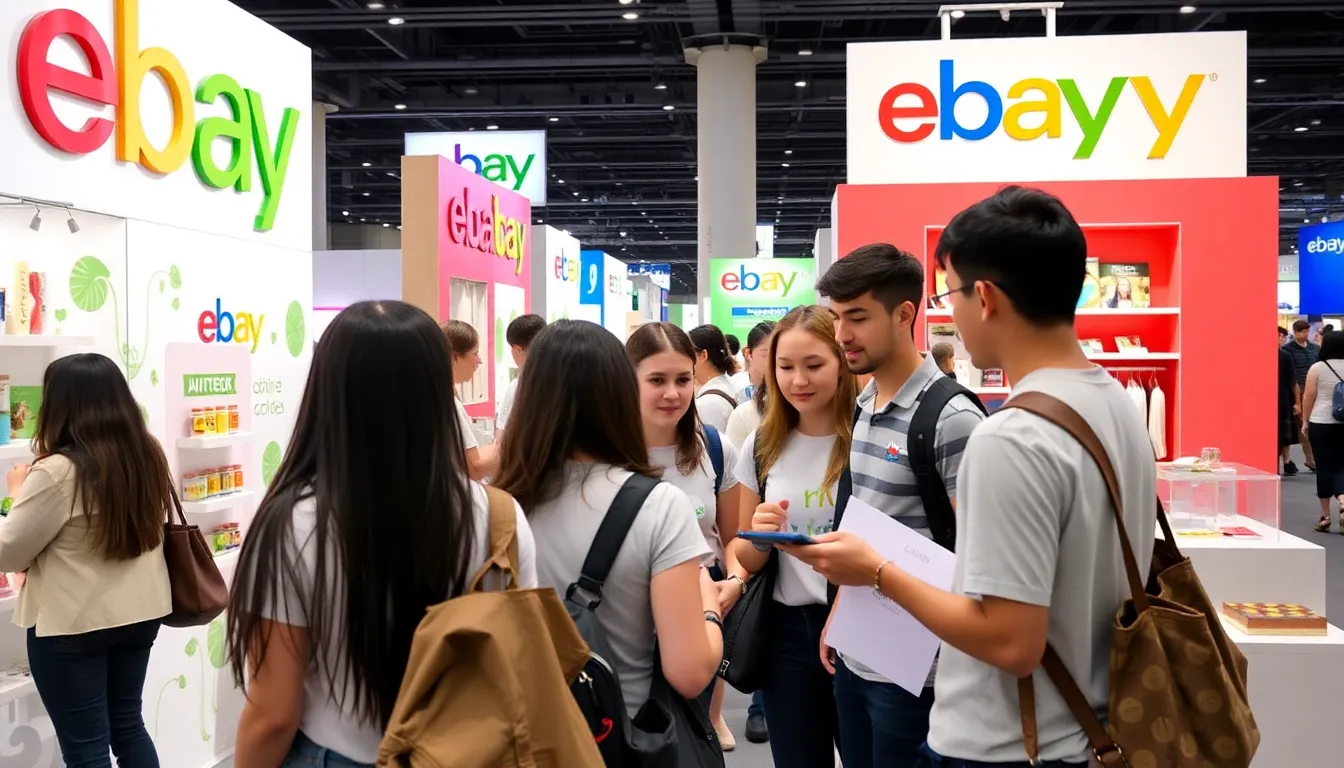 A vibrant online marketplace filled with unique collectibles and niche products, reflecting eBay's history and its focus on secondhand items