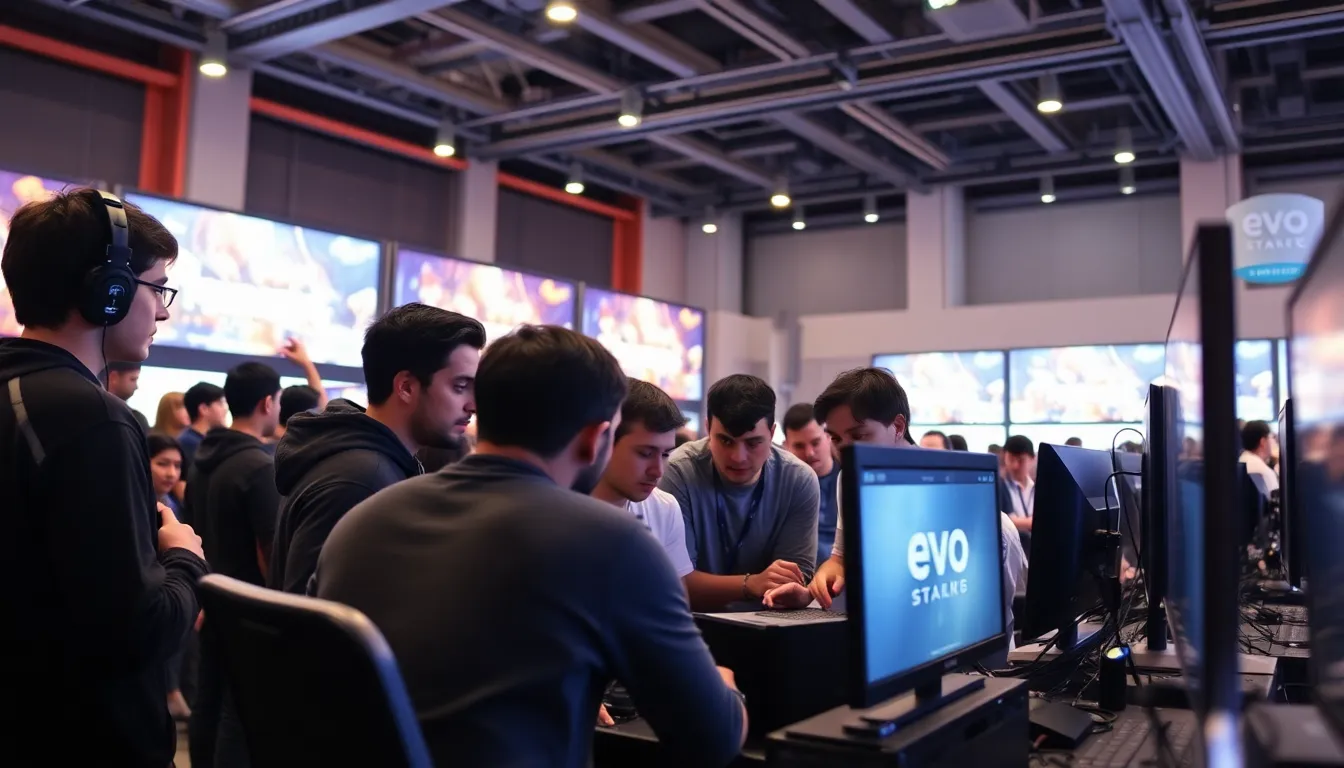 A scene showcasing the vibrant local gaming culture in Japan, highlighting the unique aspects of regional tournaments