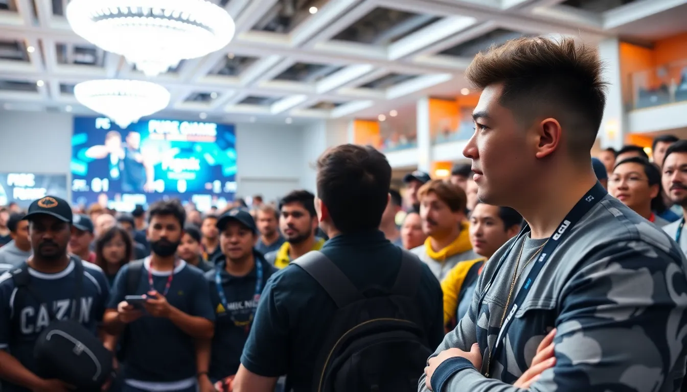 A diverse group of players and organizers engaged in a heated debate about the implications of Punk's proposal and Supernova's ruling, illustrating the evolving dynamics of the fighting game community