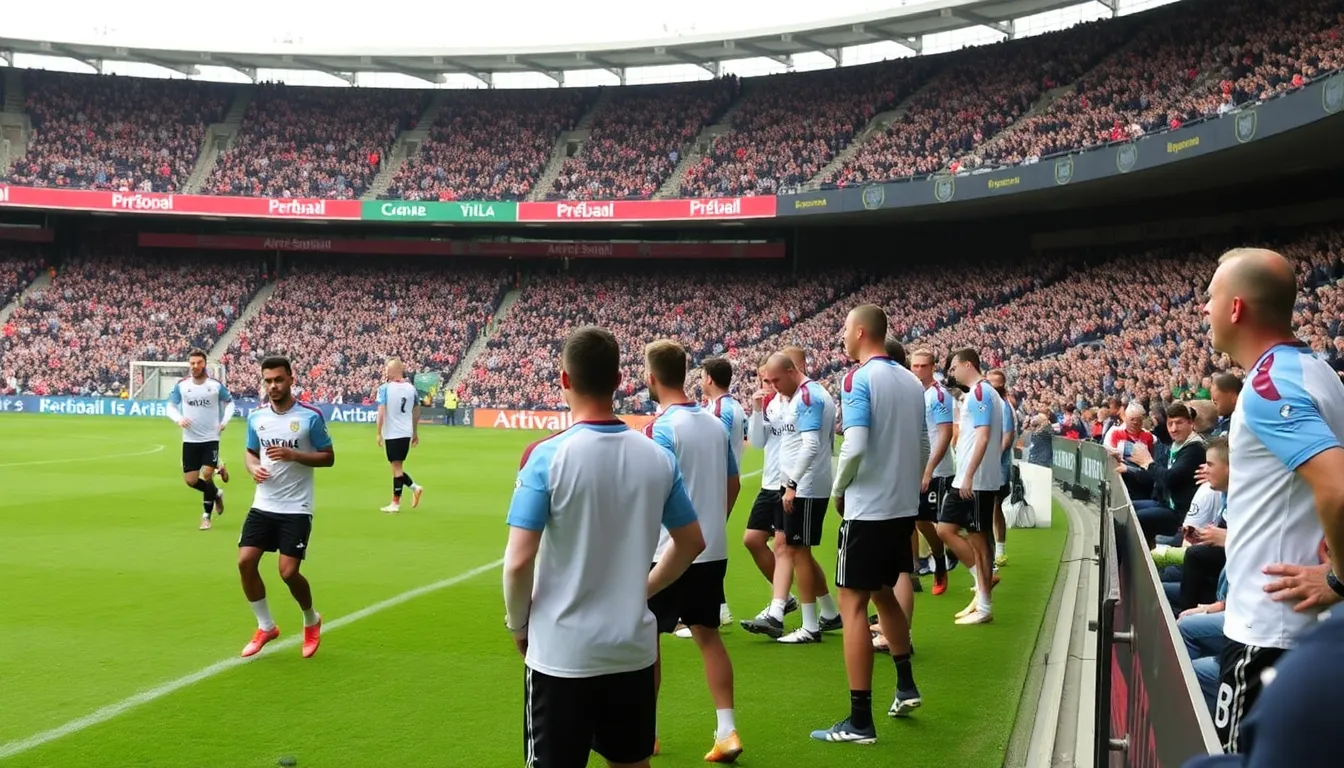 The Aviva Stadium in Dublin buzzes with excitement as fans gather, eager to witness the historic clash between Freiburg and Aston Villa