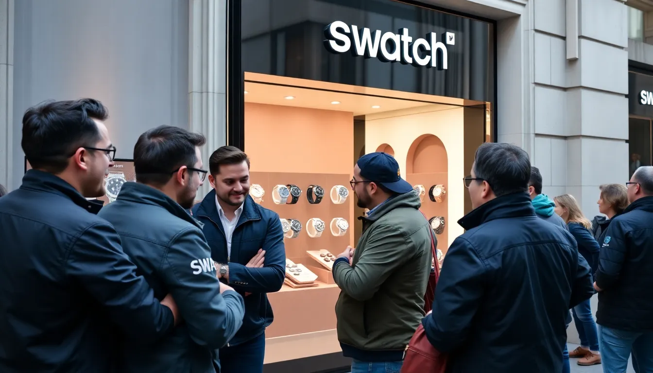 Enthusiastic collectors sharing their Swatch finds on social media, creating a sense of community and urgency among potential buyers
