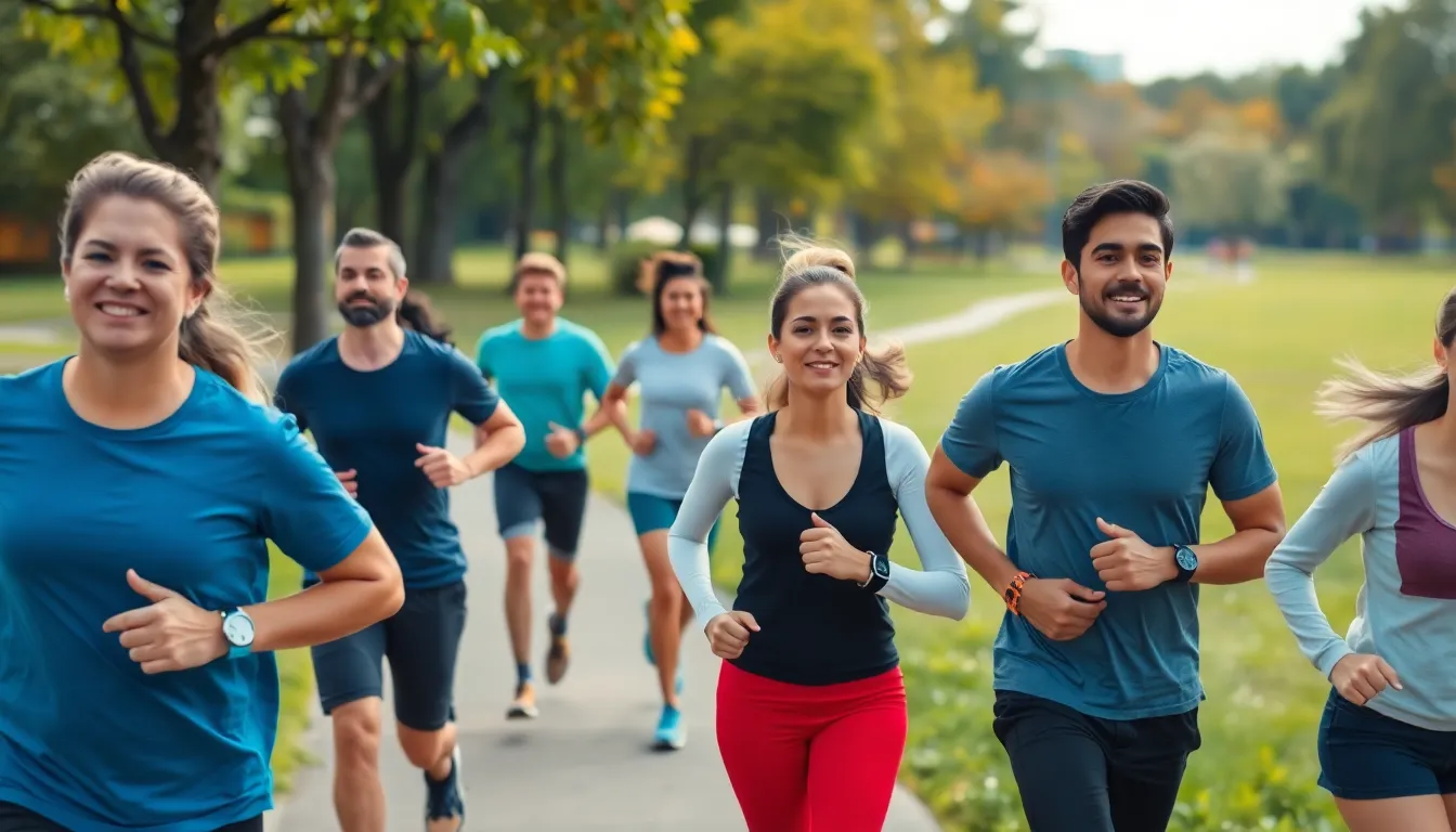 A fitness trainer discussing a personalized workout plan with a client, using heart rate data to enhance motivation and training effectiveness