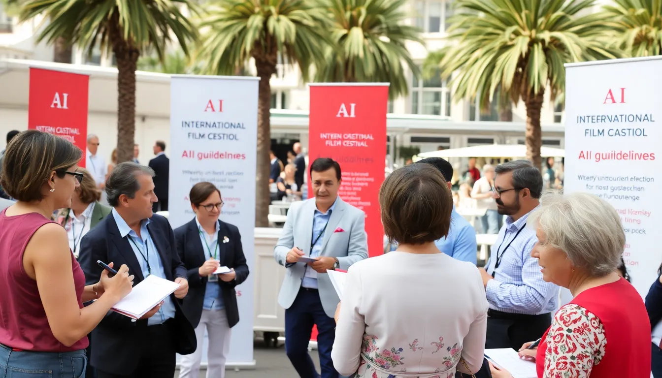 Prominent actors express their support for the International Casting Directors Association's new AI guidelines during a panel discussion at the festival