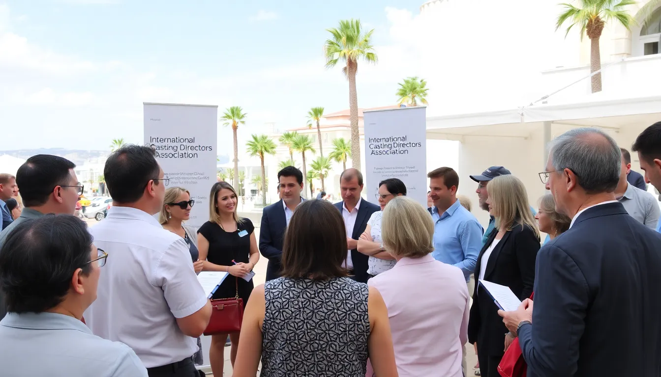 Attendees at the Cannes Film Festival explore the intersection of technology and creativity in casting as part of the ICDA's initiative