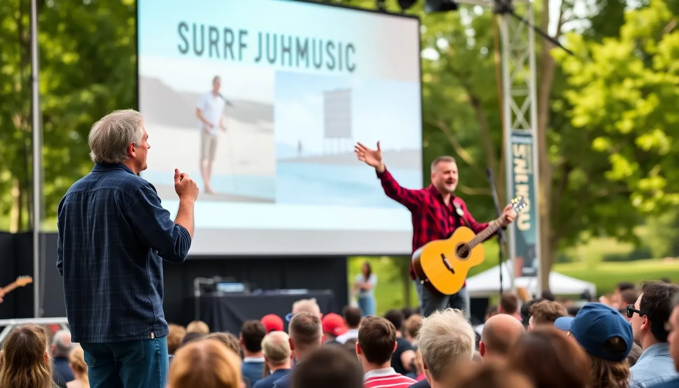 Jack Johnson engages with fellow surfers and environmental activists, emphasizing the importance of ocean conservation and the interconnectedness of surfing culture and environmental issues