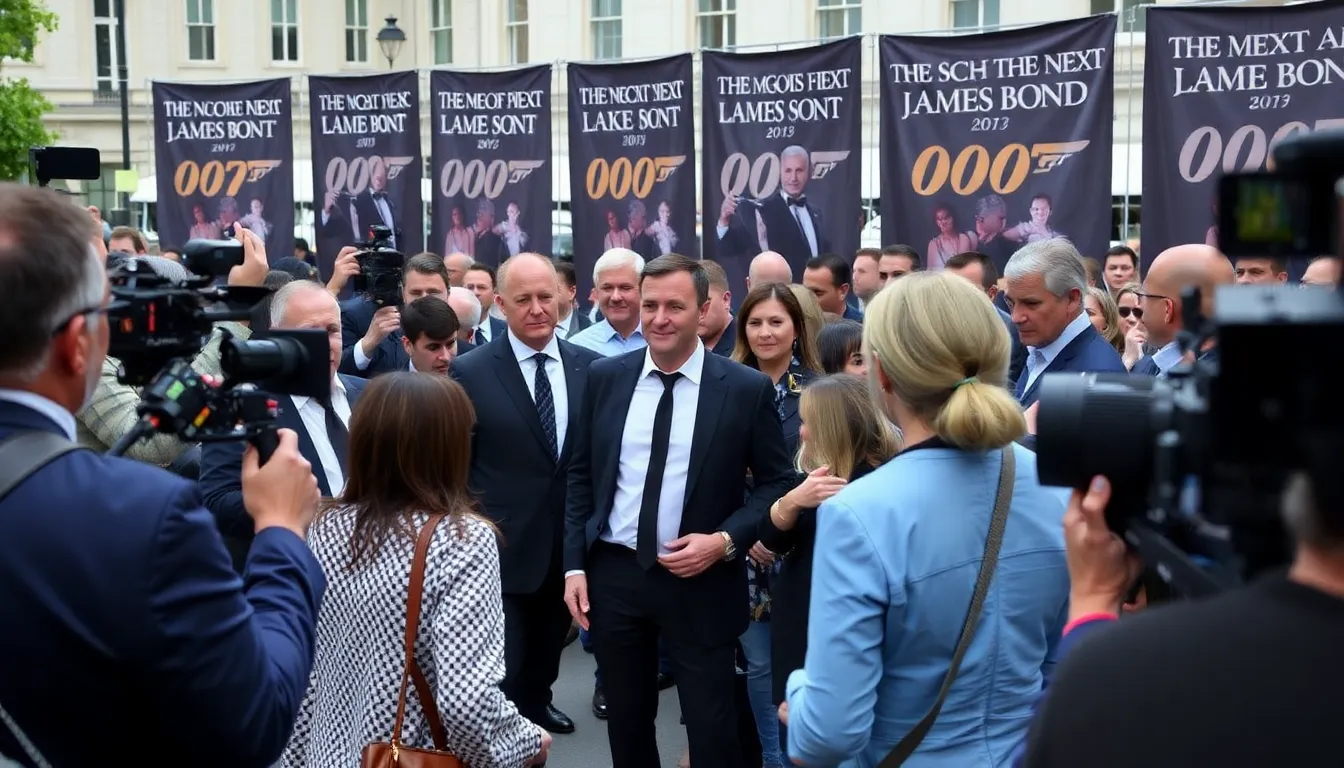 A vibrant discussion among fans and industry insiders about the implications of casting a new Bond, illustrating the heightened interest and speculation surrounding the franchise's future