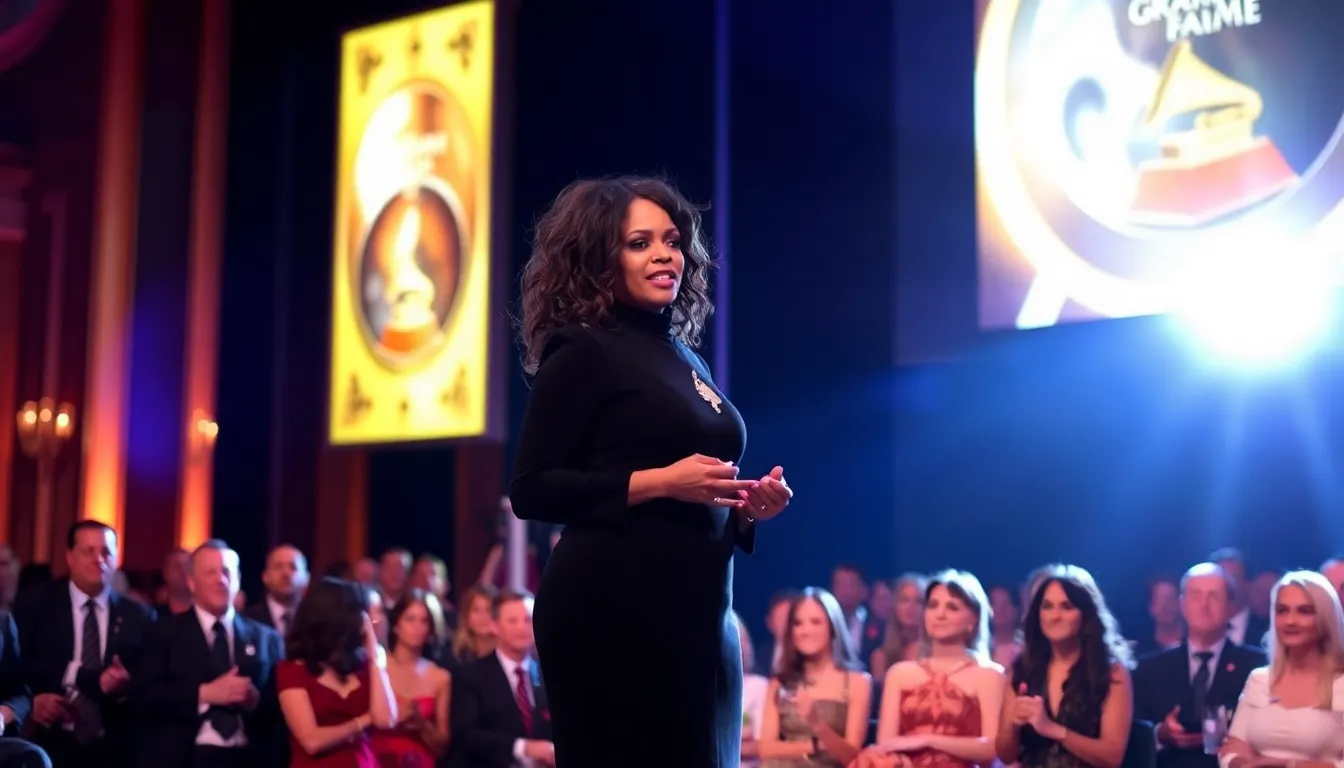 The vibrant atmosphere of the Grammy Hall of Fame Gala reflects a celebration of musical excellence and cultural collaboration among diverse artists