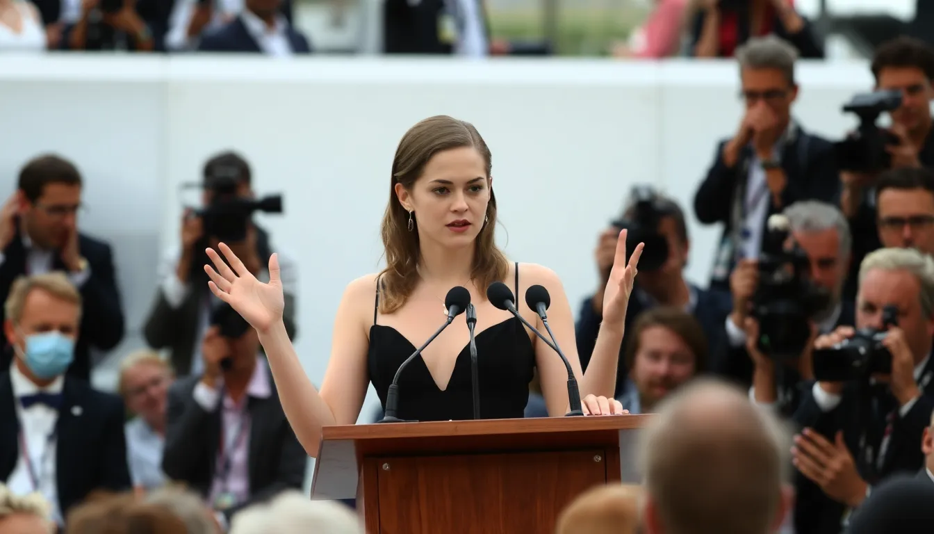 Attendees at Cannes engage in discussions about the evolving film industry, reflecting on the tensions between artistic integrity and commercial pressures