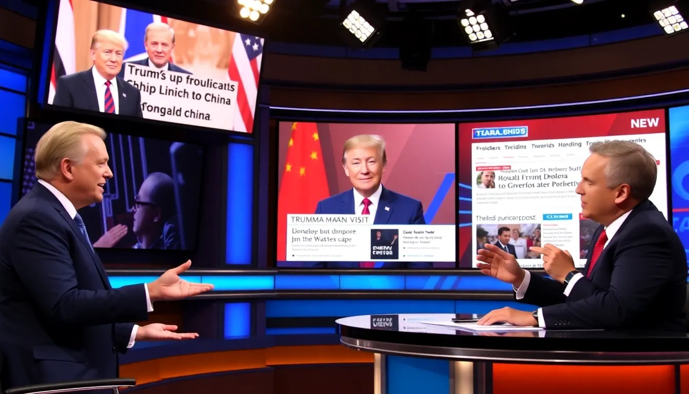 Latenight comedy hosts deliver sharp jokes about Donald Trump's diplomatic visit to China, highlighting the tensions and controversies surrounding U.S.China relations.