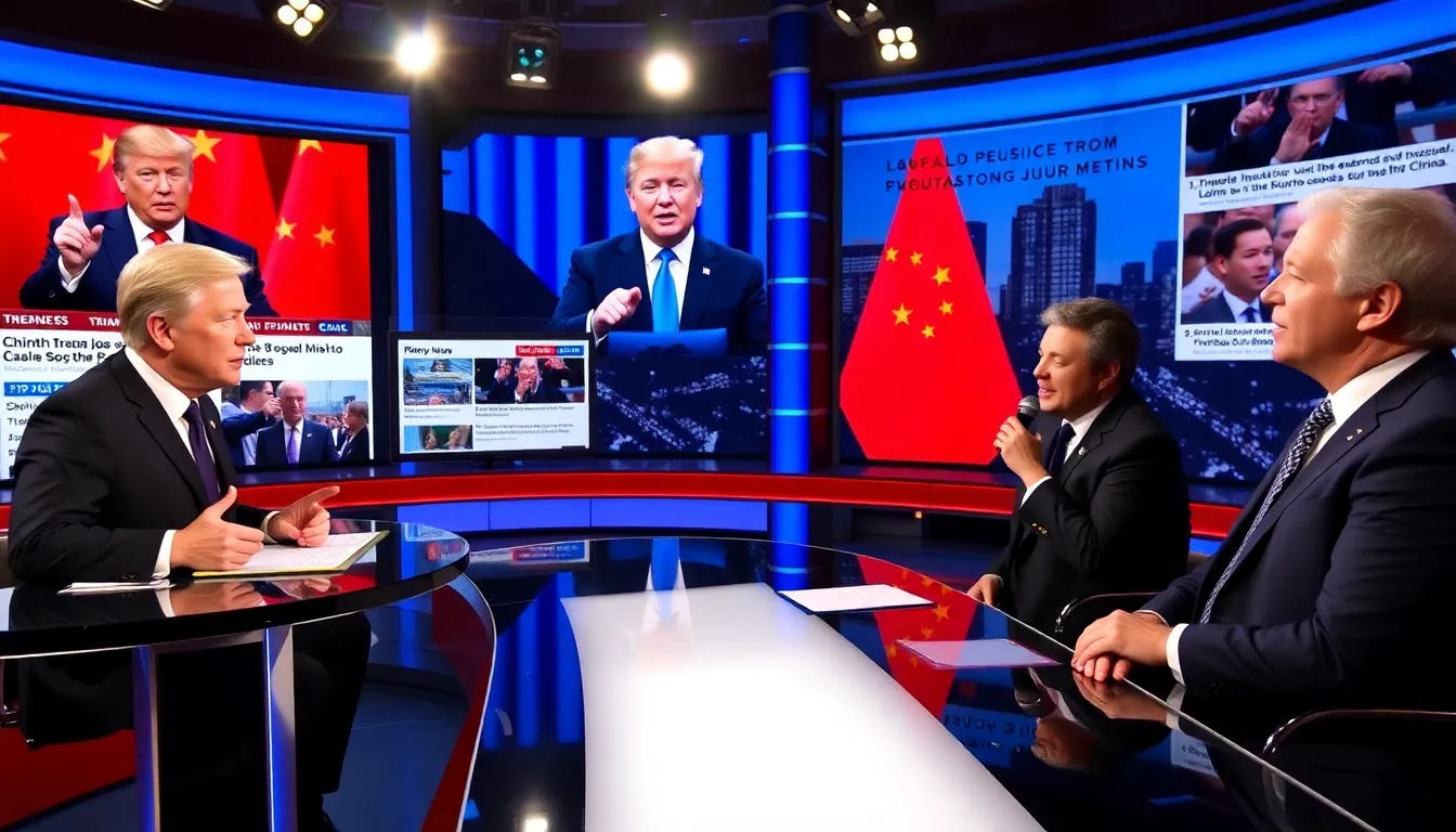 Stephen Colbert delivers a humorous monologue, using satire to critique the complexities of Trump's visit to China and its implications for U.S.China relations