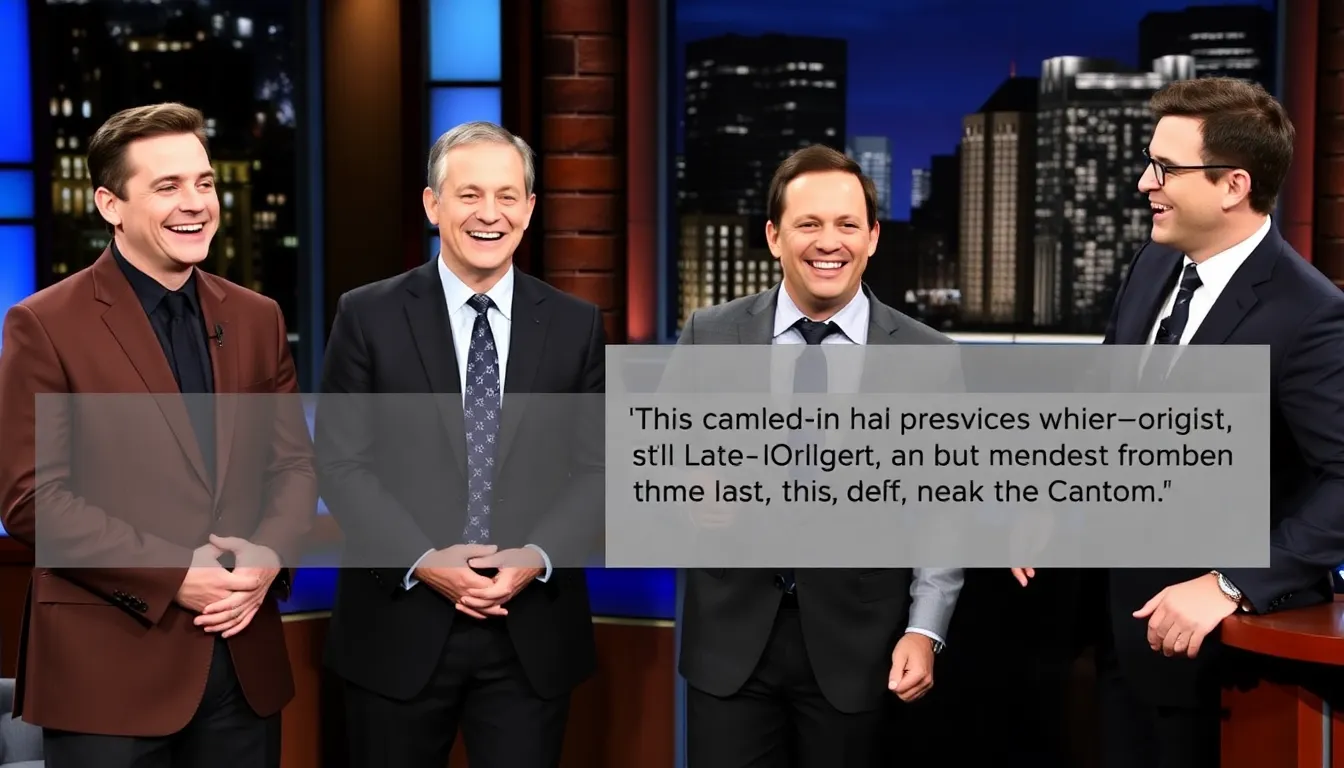 Jimmy Kimmel gestures animatedly as he highlights the irony of Trump's preference for traditional television in the context of modern media