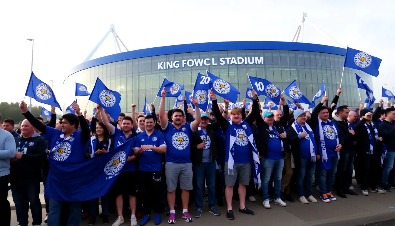 The celebration highlights the unity and determination of Leicester City, showcasing the spirit that drove them to triumph in English football
