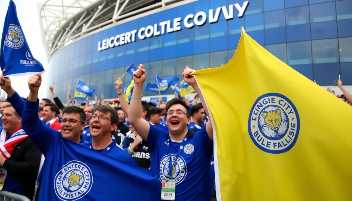 Fans gather in excitement to commemorate a decade since Leicester City's remarkable underdog victory, reflecting on its impact on the community