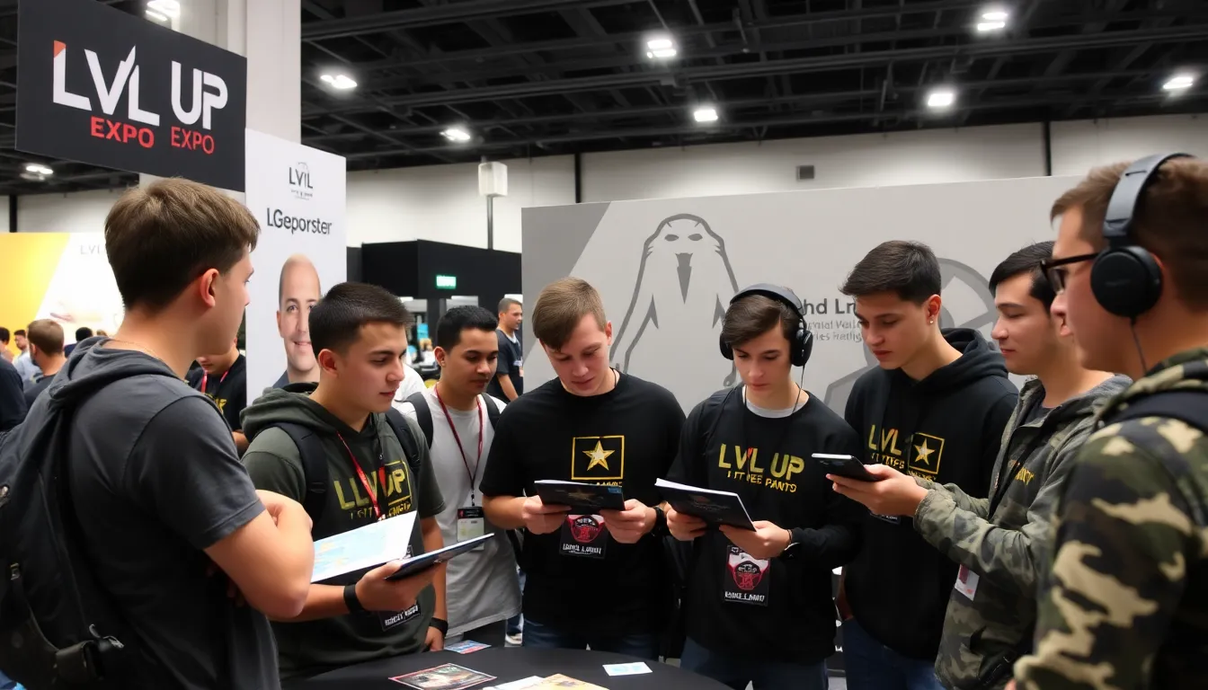 A group of young gamers engaged in competitive play, showcasing the excitement and energy of the esports community