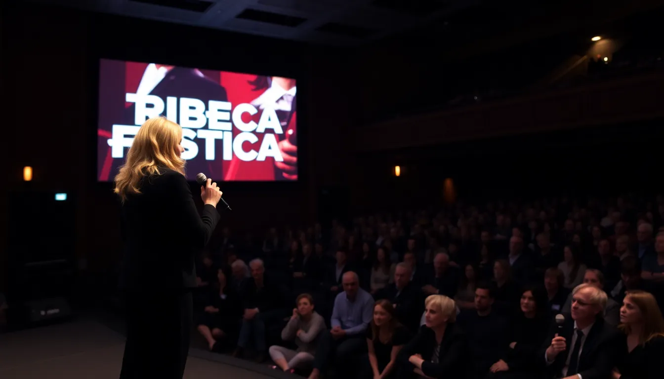 Madonna reflecting on her artistic journey while sharing insights about her creative process at the festival