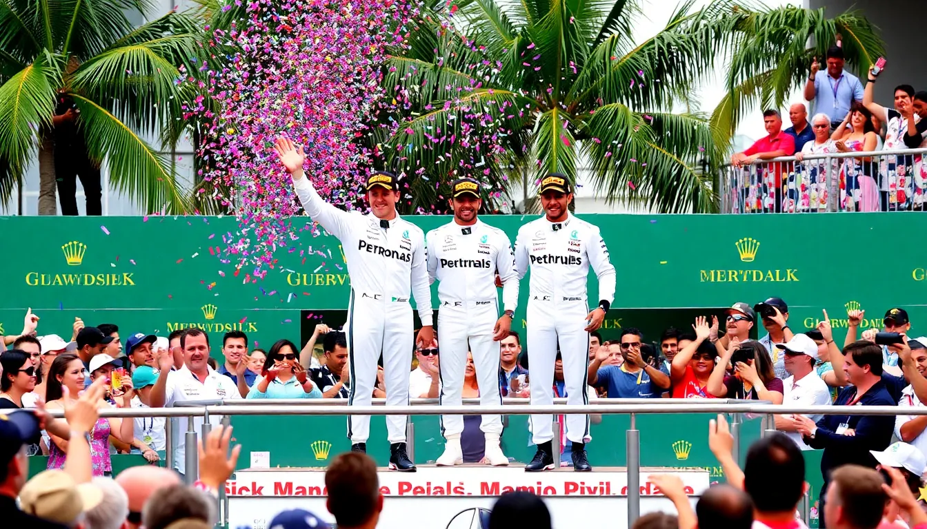 The evolving F1 grid reflected a shift in performance dynamics, with teams like Ferrari and Red Bull striving to challenge Mercedes' longstanding dominance