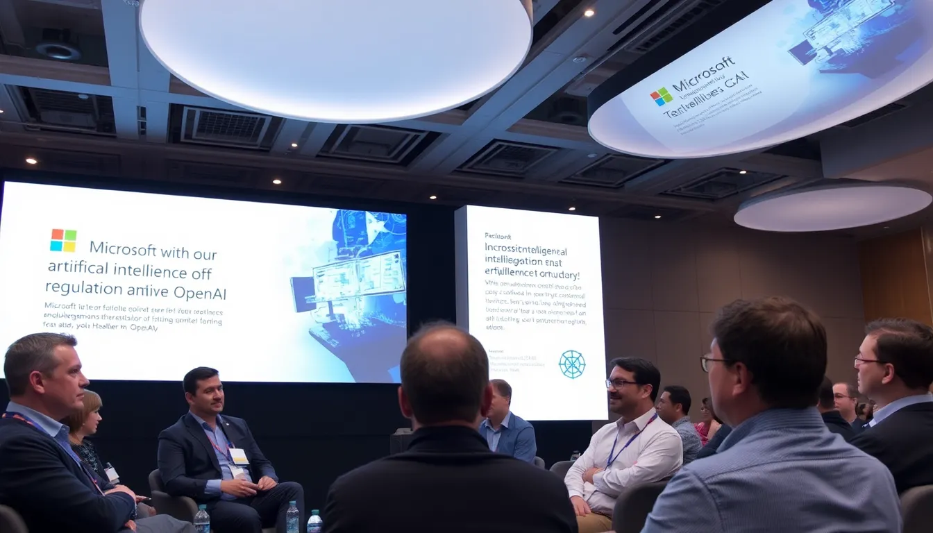 A depiction of the evolving relationship between Microsoft and OpenAI, emphasizing the balance of power and the implications for the future of AI technology