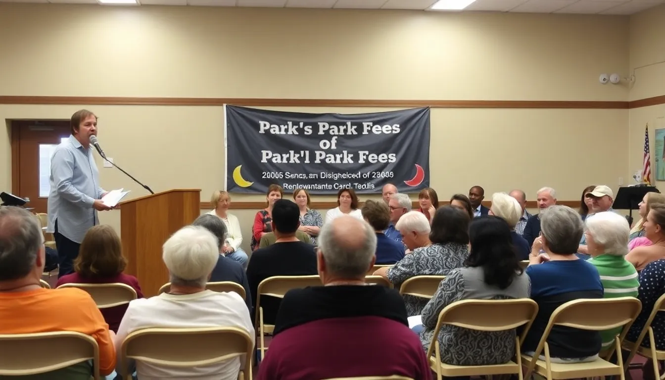 Advocacy groups rally together to voice their support for affordable access to parks, highlighting the need for community engagement in policy discussions