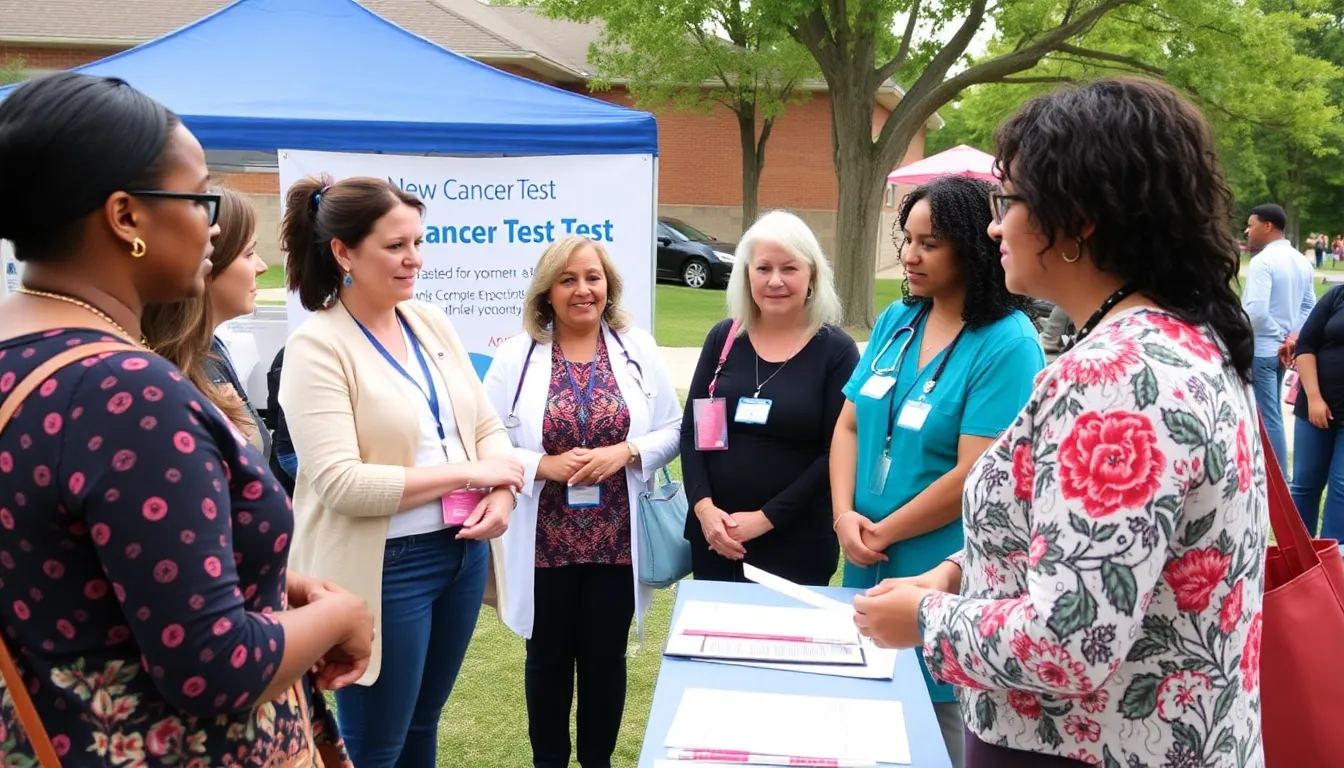 A researcher analyzing data from a clinical trial that highlights the effectiveness of the new cancer test in improving early detection rates