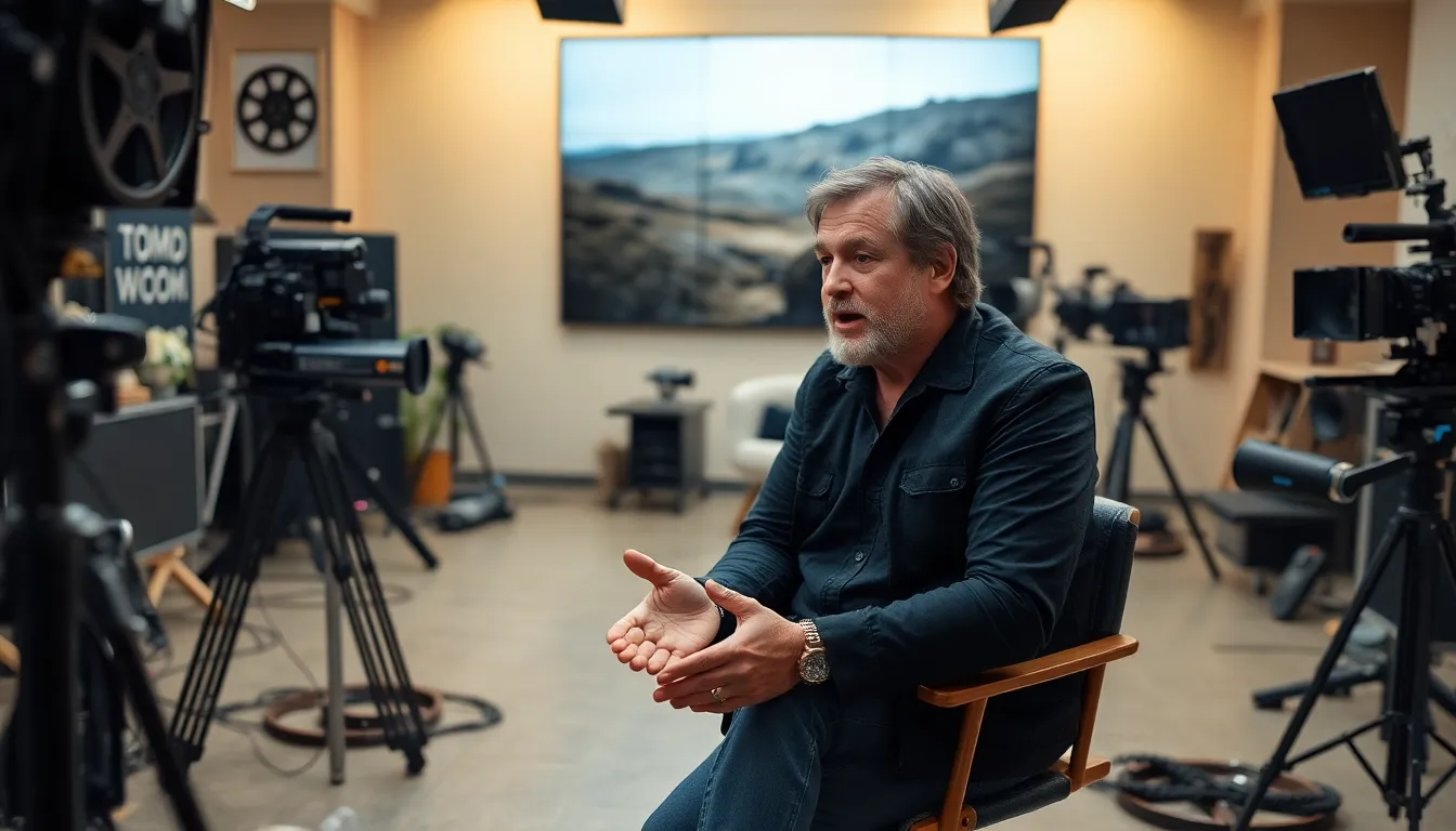 A behindthescenes glimpse of Christopher Nolan as he meticulously plans the epic narrative of 'The Odyssey,' emphasizing its grand scale