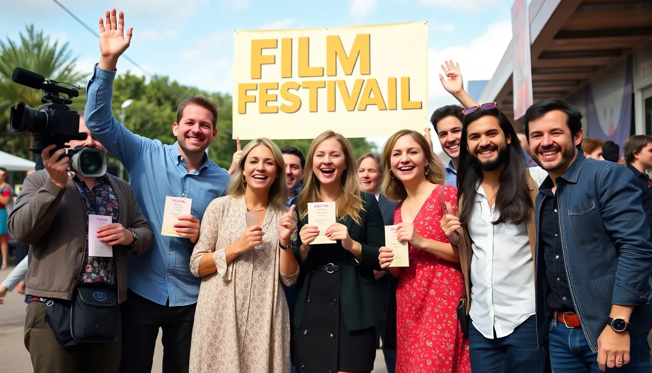 An engaging promotional event for 'Sundays' where filmmakers discuss the film's themes of family and identity with an eager audience