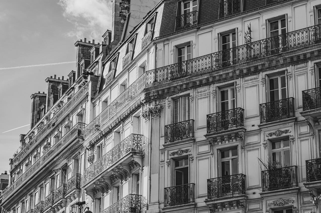 A view of a popular Paris venue being prepared for the Esports World Cup, highlighting the city's rich cultural backdrop