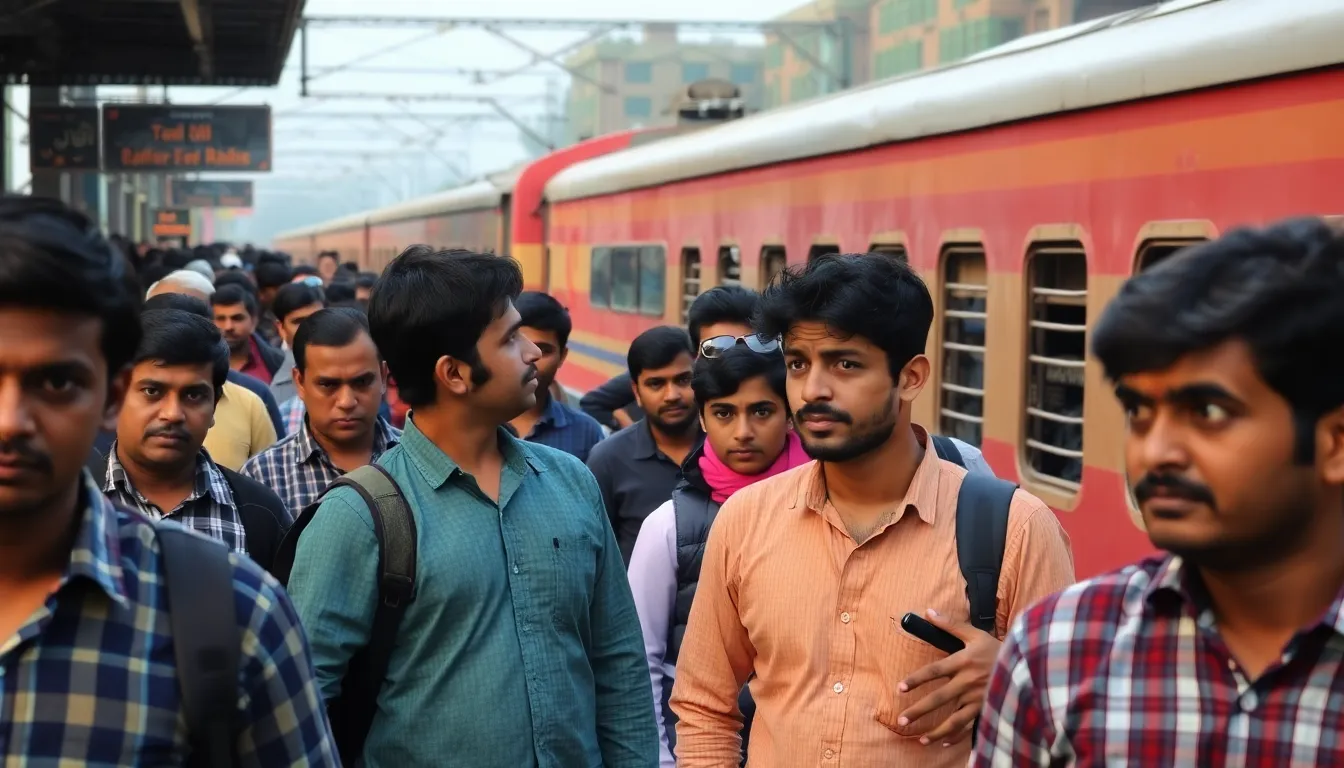 A family boarding the Jaffer Express, representing the reliance on train travel for reaching urban centers and the growing concerns about safety during their journey