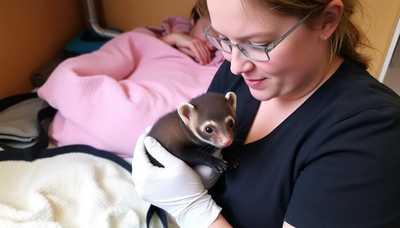 A group of wildlife conservationists discusses strategies to raise awareness about the challenges faced by pine marten populations and the importance of their protection